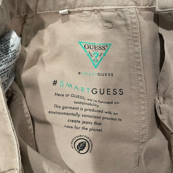 Guess Women's Cargo Pants - Beige - Picture 3 of 4